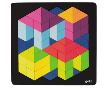 3D Пазлы GOKI (57691)_дерево