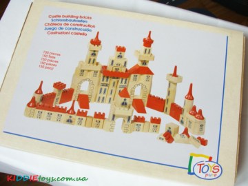Детский конструктор из дерева, 150 деталей, GOKI